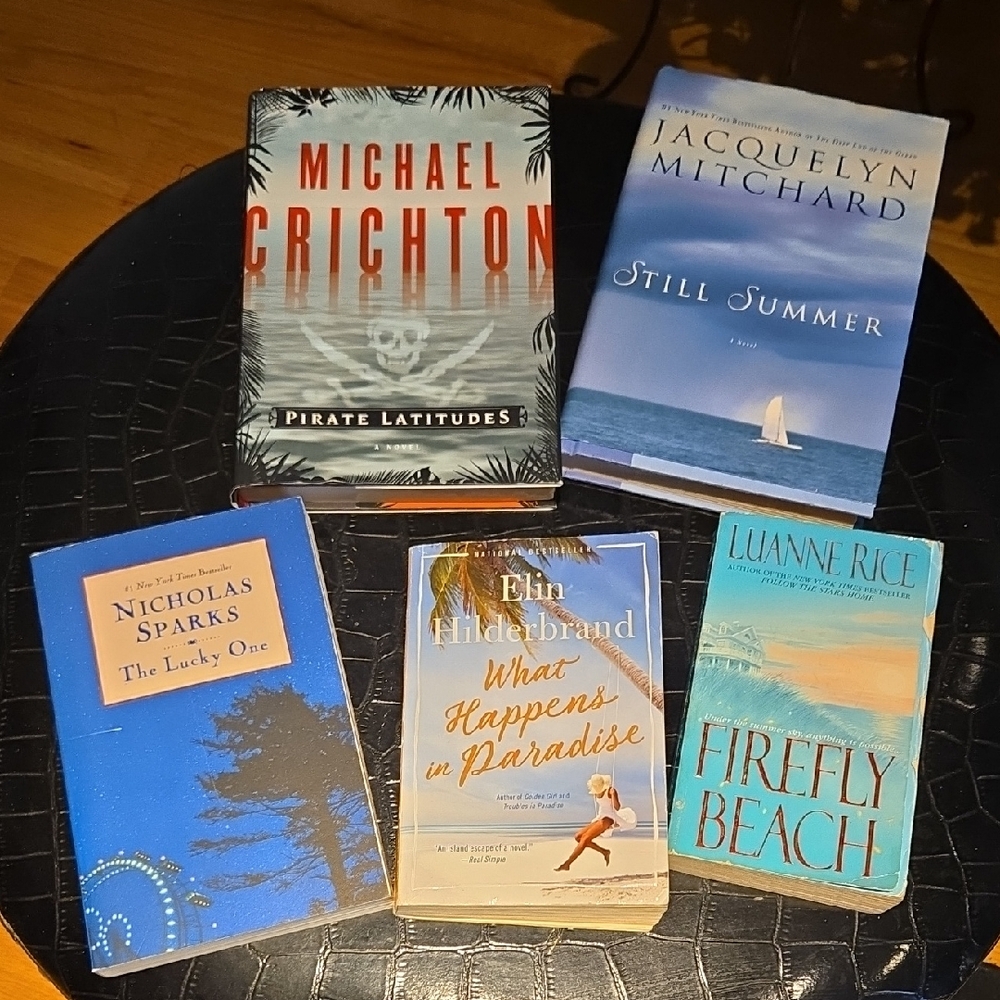 Set of Five Fiction Books